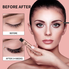 Winxlum applying serum to upper lash line showing simple daily use benefit