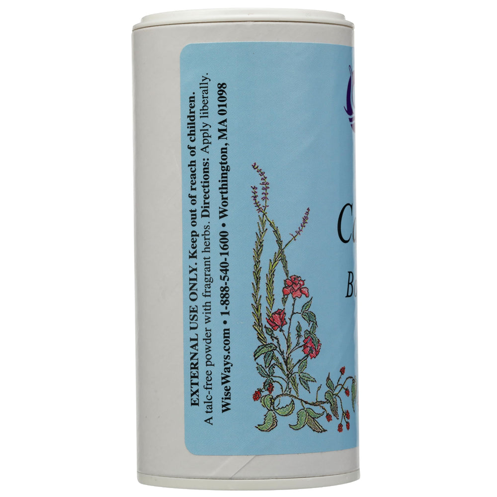 Wise Ways Herbals powder applied on hand demonstrating easy, non-greasy absorption