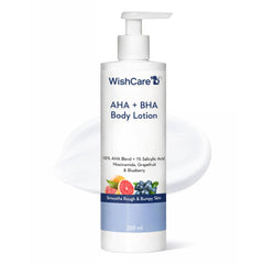 WishCare before and after arm comparison showing visible smoothing and evening of tone