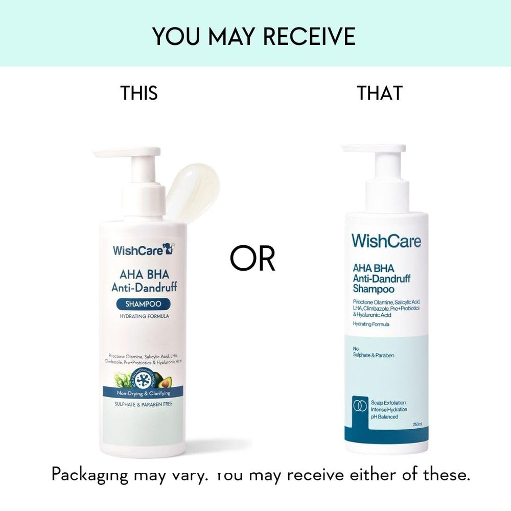 WishCare back label ingredient panel visible for transparency and informed choices