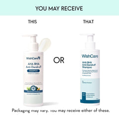 WishCare back label ingredient panel visible for transparency and informed choices