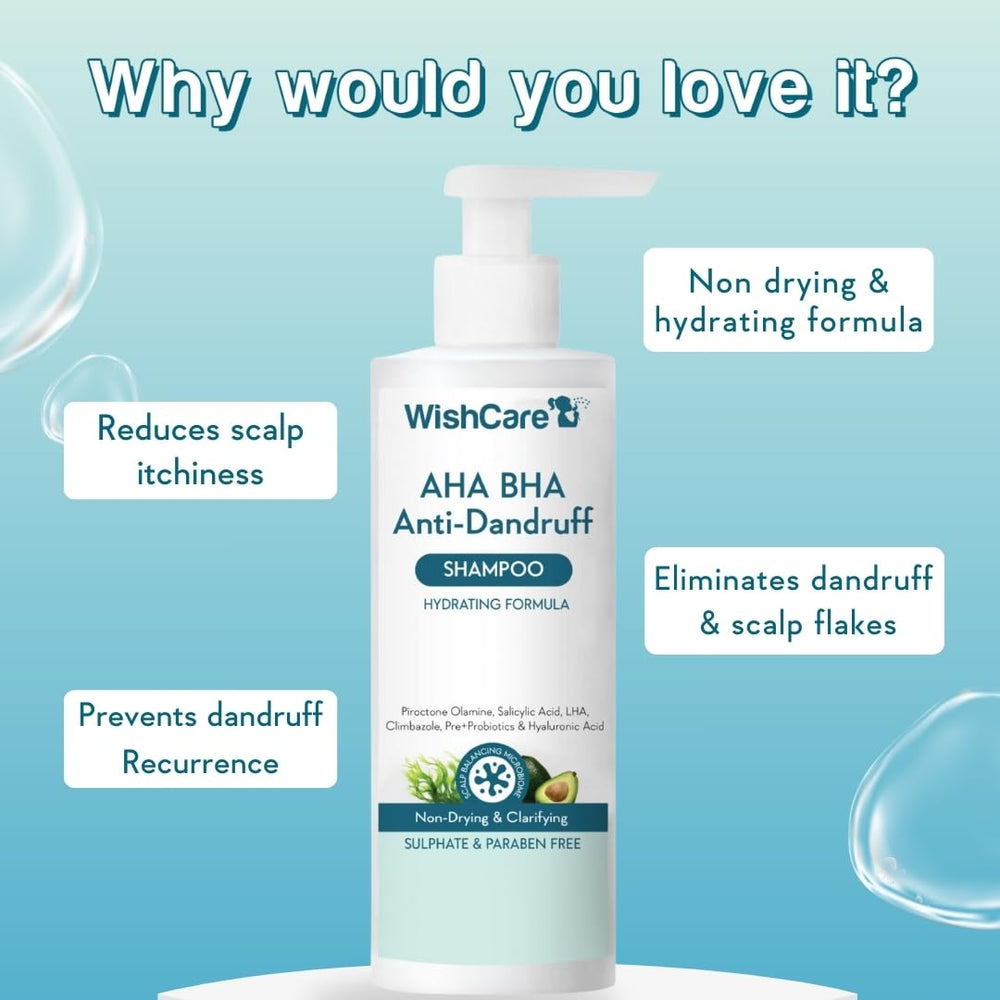 WishCare bottle in shower scene demonstrating daily use and practical routine benefit