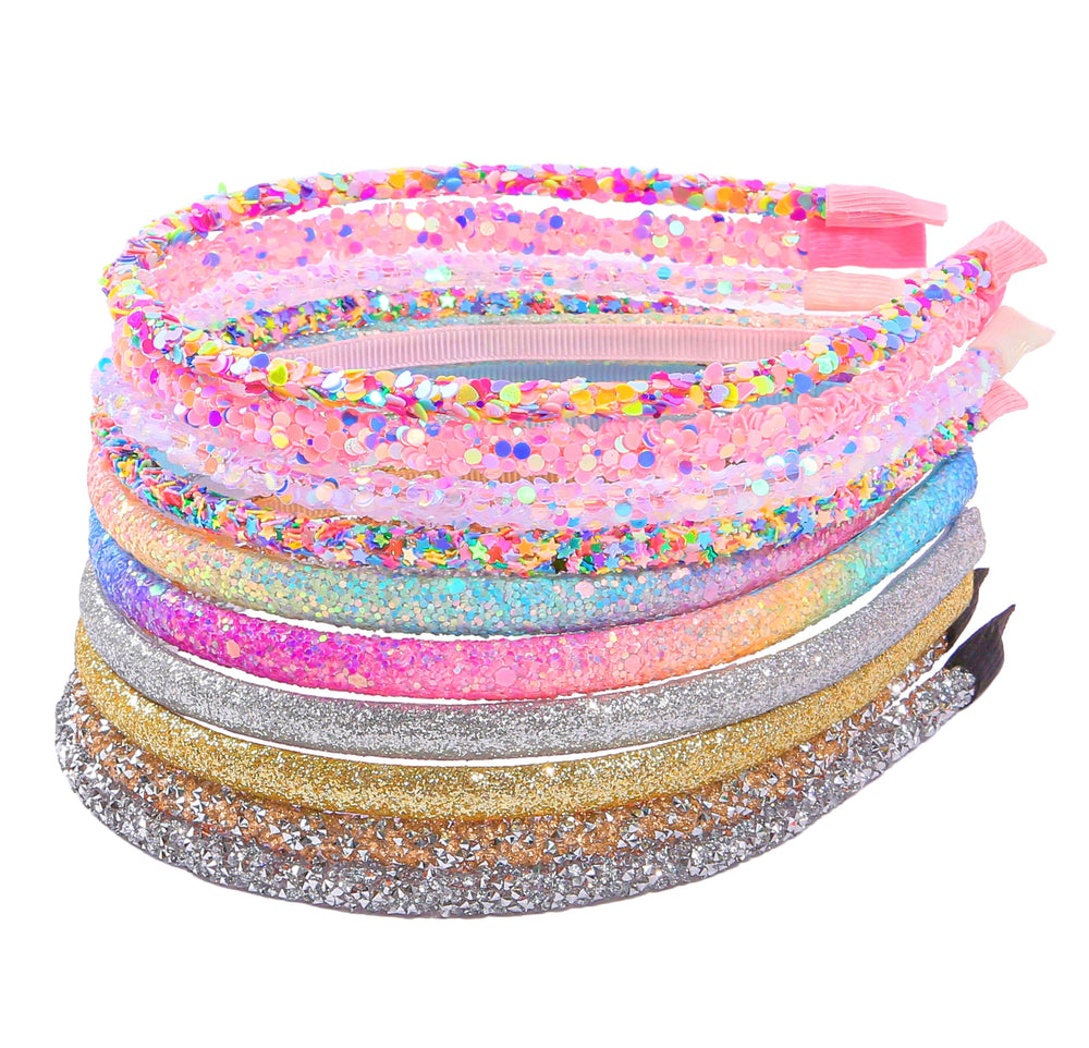 WJYX BOWS front packaging showing ten colorful headbands as a set