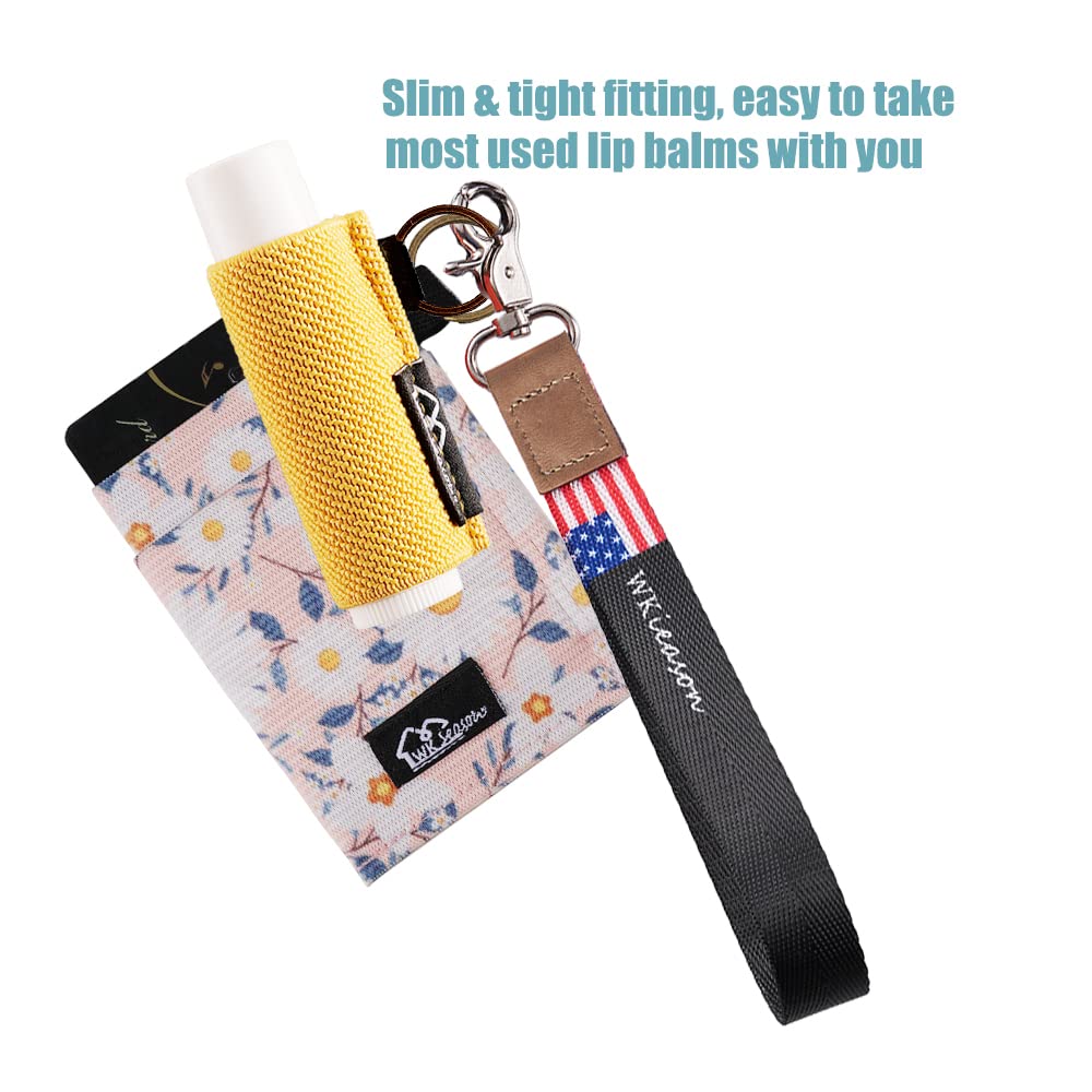 WK IEASON sleeve with lip balm inserted demonstrating secure fit