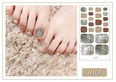 WOKOTO applying a strip to a toenail demonstrating instant no-dry-time pedicure