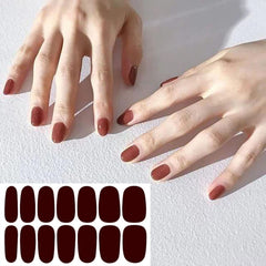 WOKOTO color array of dark solid shades to mix and match for versatile nail looks