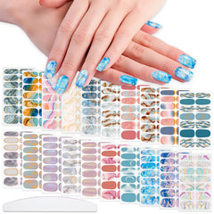 WOKOTO front packaging showing marble gradient strips and included file, clear value