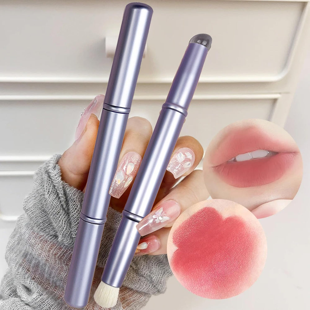 WOKOTO brush inside travel makeup bag ready for on-the-go touch-ups