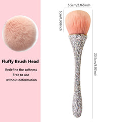 WOKOTO side profile of rose-shaped brush head reaching nail edges