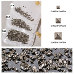 WOKOTO studs beside coin for scale showing size options clearly