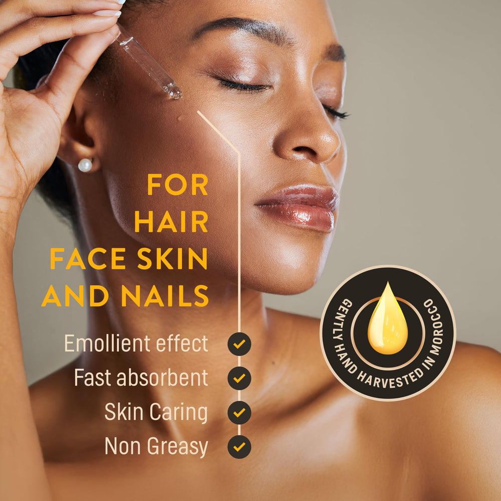 WoldoHealth facial application showing quick absorption and hydration