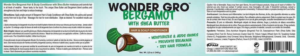 Wonder Gro open jar close-up showing creamy shea butter texture for smooth application