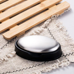 WondMall soap in lifestyle cooking scene preventing lingering garlic smell