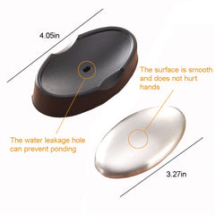 WondMall metal soap close-up of smooth stainless texture for durable use