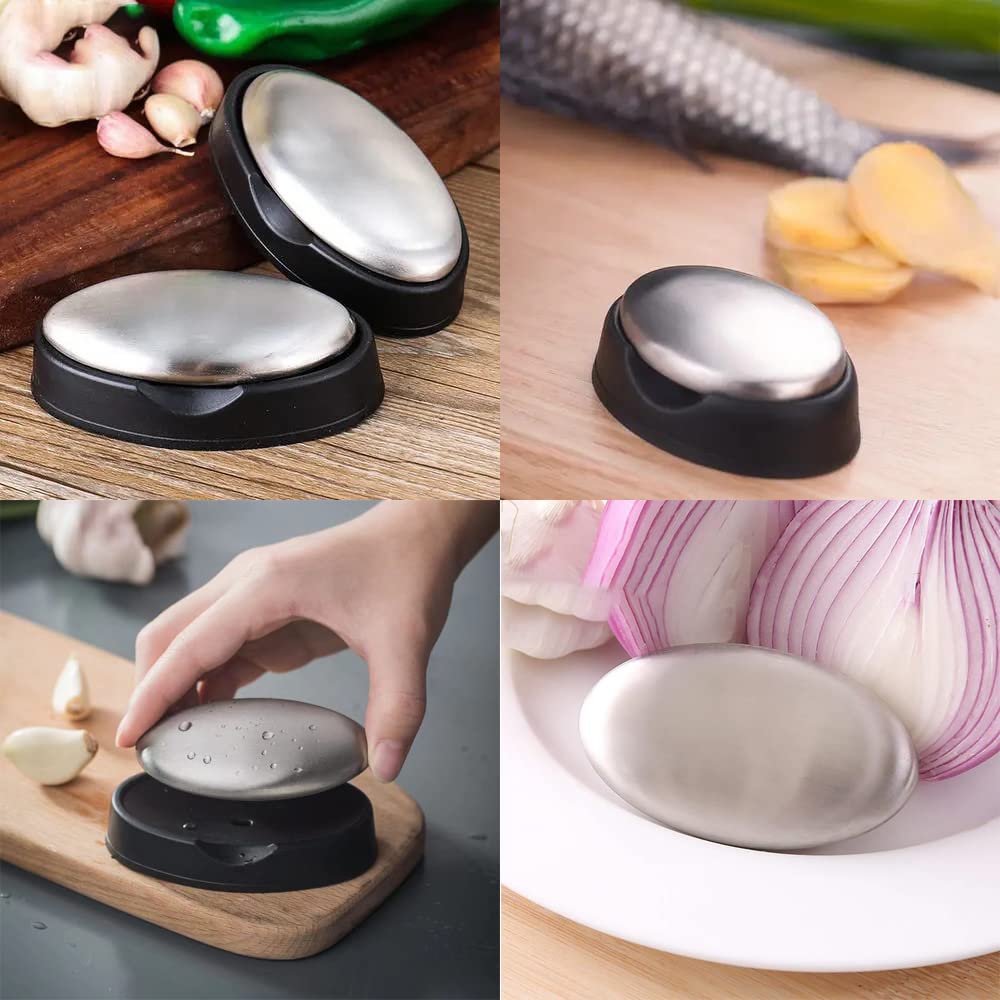 WondMall soap next to a coin size comparison for compact, portable use