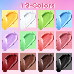 Woobena close-up of individual color wells highlighting easy access