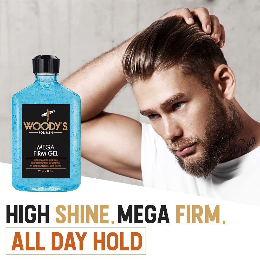 Woody's gel on hand demonstrating easy spreadability and control