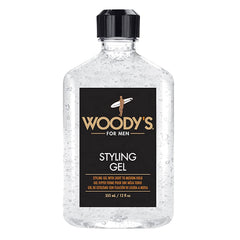 Woody's front packaging showing bottle and branding for confident styling