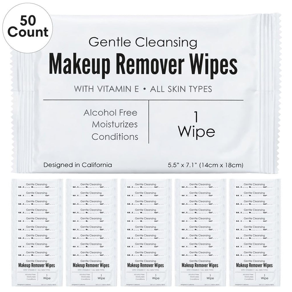 World Amenities wipes inside a travel bag for easy everyday use