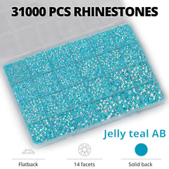 Worthofbest close-up of 14-facet resin cut highlighting bright sparkle
