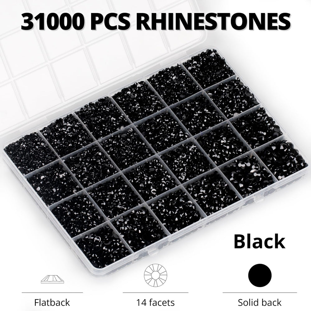 Worthofbest close-up of 3mm resin stone texture, clear sparkle and durable finish benefit