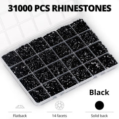 Worthofbest close-up of 3mm resin stone texture, clear sparkle and durable finish benefit