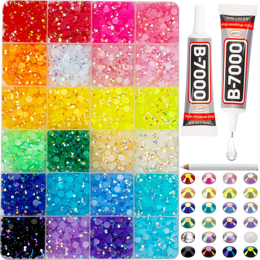 Worthofbest front packaging showing 24-color kit and included tools, ready to craft