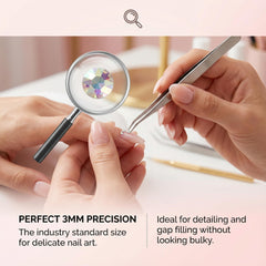 Worthofbest three B7000 glue tubes with tweezers and wax picker for accurate placement