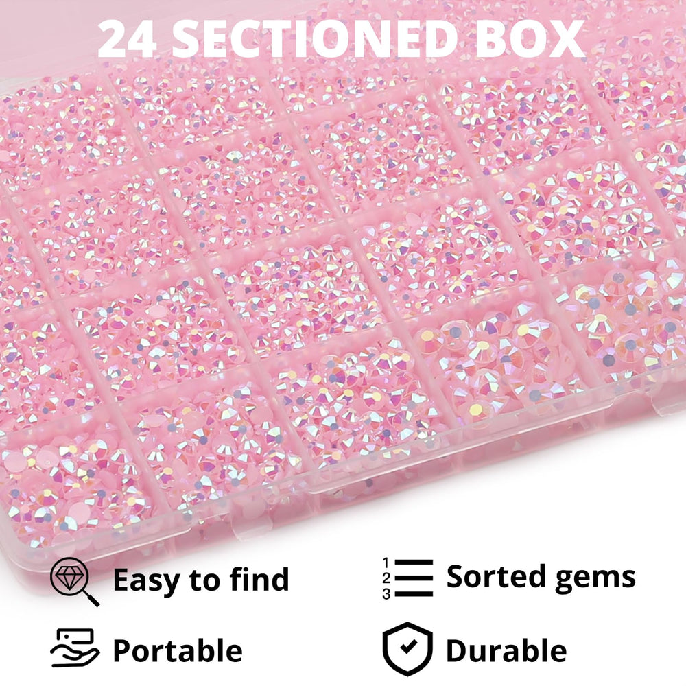 Worthofbest open storage box with sorted compartments offering quick access and organization