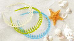 WOVOWOVO headband decorated with ribbon showing customizable DIY appeal