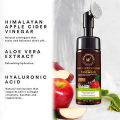 WOW Skin Science foam texture lather on hand illustrating rich, soft foam and easy rinseability