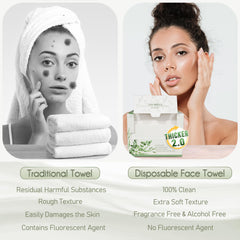 WOWOTEX towel cleansing a baby’s face highlighting gentle care