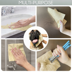 WOWOTEX towels packed in a travel bag for convenient on-the-go use