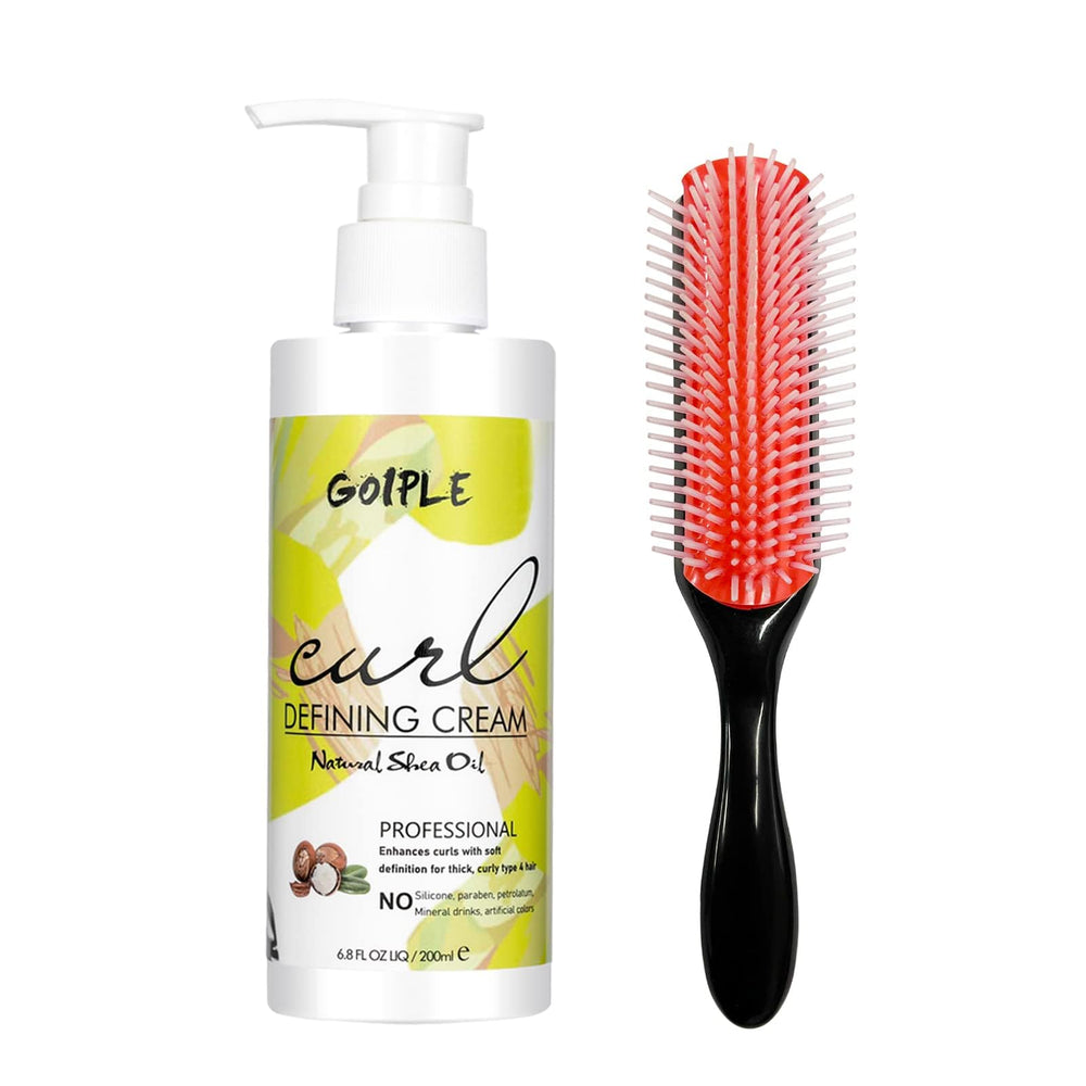 WOZUTUNT front bottle showing label and curl cream benefits