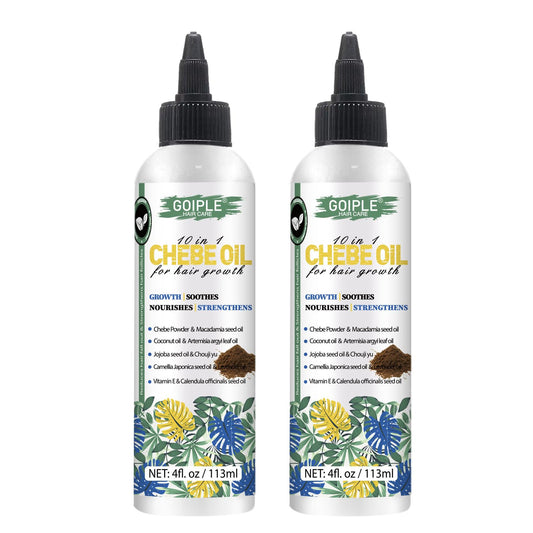 WOZUTUNT front packaging showing two chebe oil bottles for hydration benefits