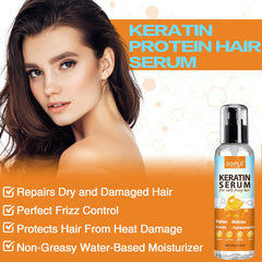 WOZUTUNT serum texture on hands showing lightweight, non-greasy finish benefit smoothness