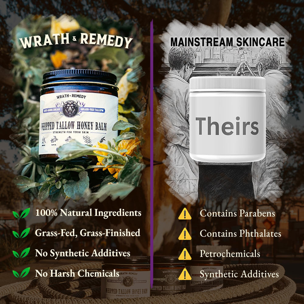Hand holding 4 oz jar to show Wrath & Remedy size and travel-friendly benefit
