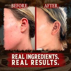 Wrath & Remedy applying balm to hand illustrating quick absorption and soothing benefit