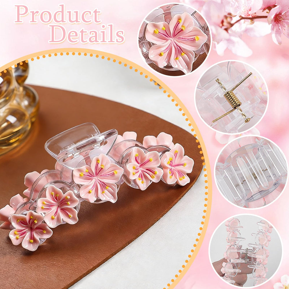 WRBAJIS cherry blossom in hair styling demonstrates strong hold and pretty finish