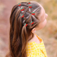 WRBAJIS clip pinned in bangs providing decorative hold