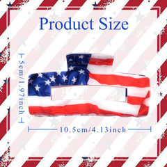 WRBAJIS close-up of American flag detail shows durable texture