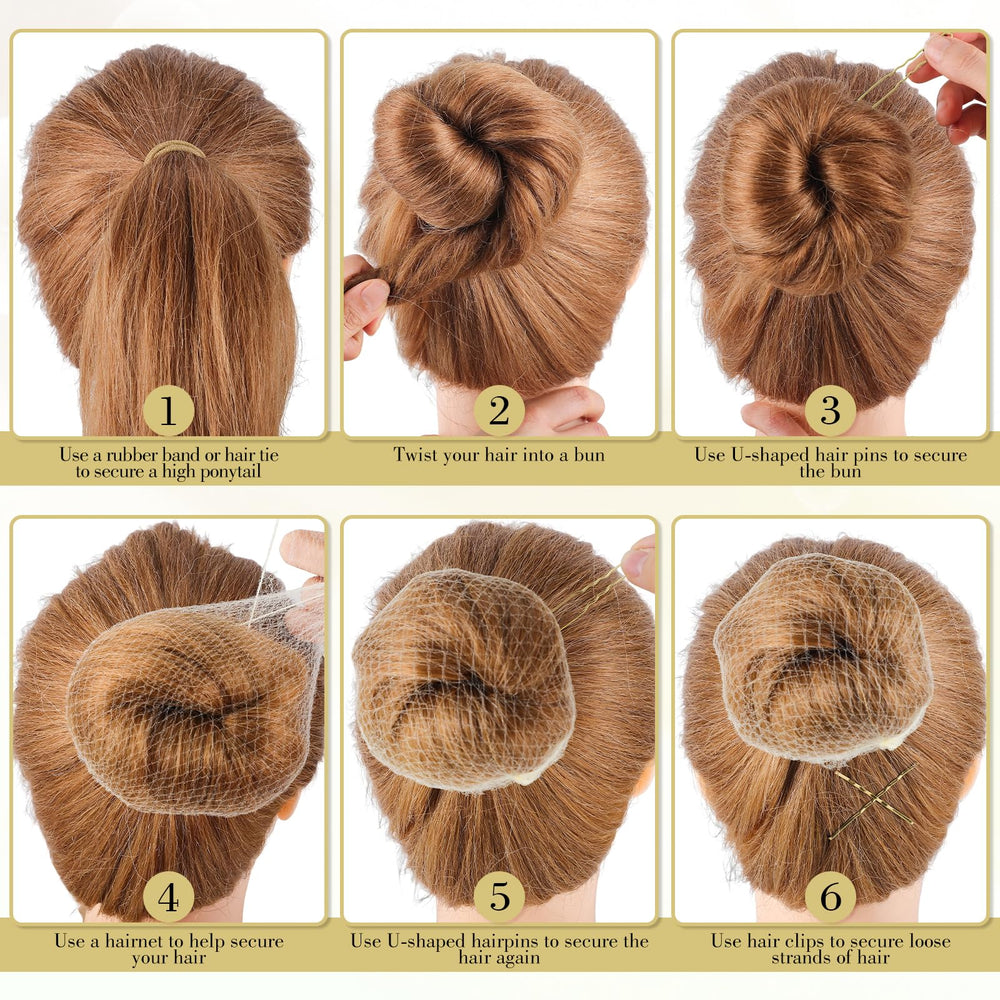 WSICSE stylist securing a bridal bun using pins and hairnet for lasting hold
