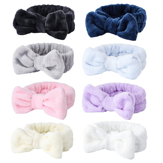 WSYUB front view of eight headbands shows full color set and convenience