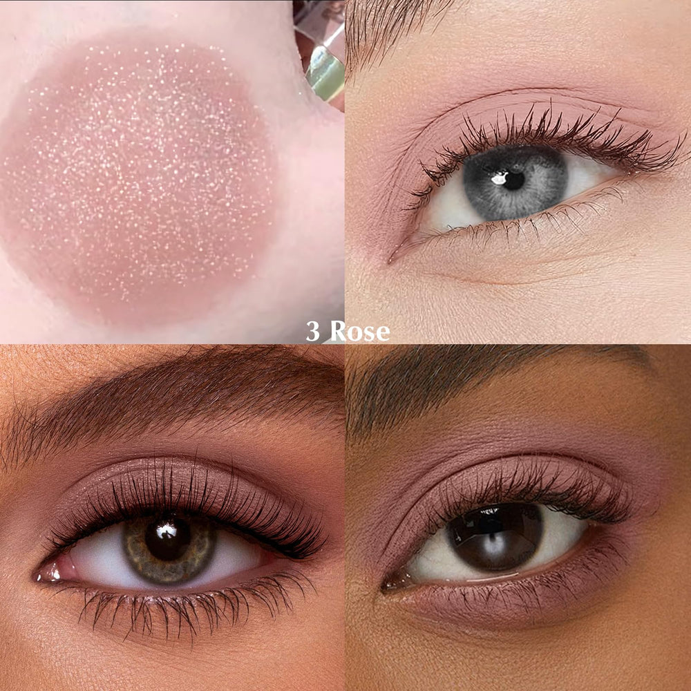 Wugbc arm swatches displaying dusty rose shade range and buildable pigmentation