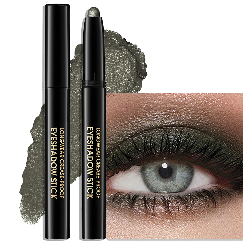 Wugbc green eyeshadow stick front packaging showing shade and benefit