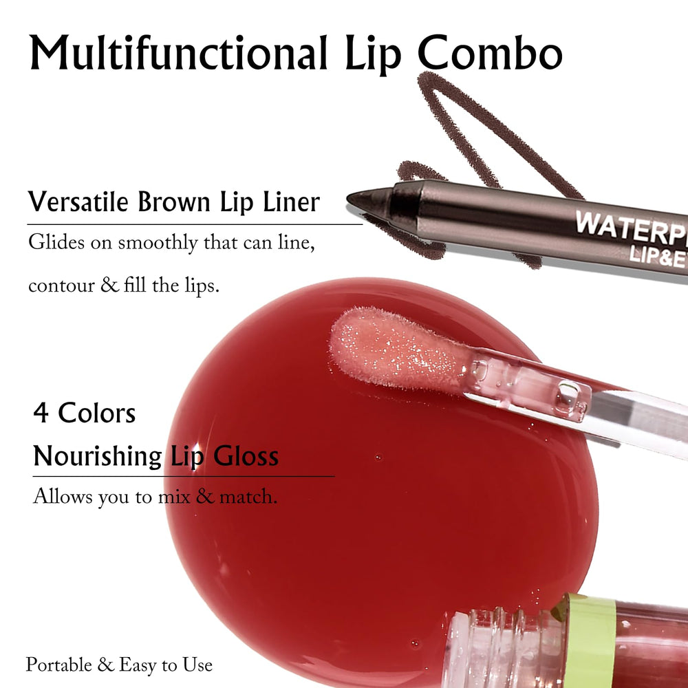 Wugbc triangular lip liner tip close-up for precise, easy shaping benefit