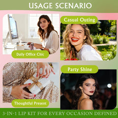 Wugbc three-piece combo flatlay illustrating coordinated shades