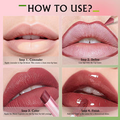Wugbc swatch on skin displaying Nude Pink true high pigment