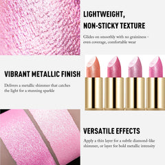 Wugbc texture closeup revealing glitter particles for luminous finish