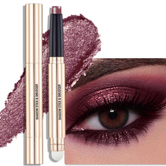 Wugbc front packaging showing plum shimmer stick and benefits